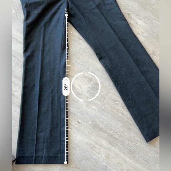 Banana Republic Jackson fit wool pants. Size 0P in dark charcoal gray - Picture 5 of 6